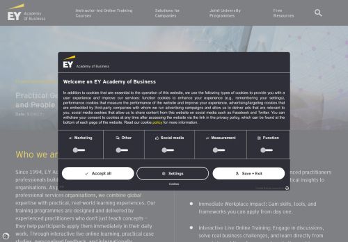 ERNST & YOUNG Sp. z o.o. Academy of Business Sp. k.